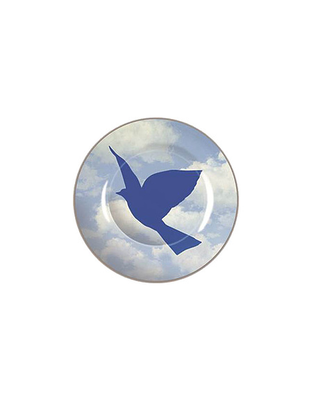 Magritte Plate - Reversed bird