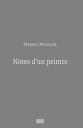 Matisse, notes d'un peintre | Écrits