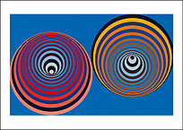 Set of 100 Vasarely Postcards - OERVENG COSMOS