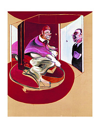 Set of 100 BACON Postcards - Study of Red Pope, 1962, Second Version