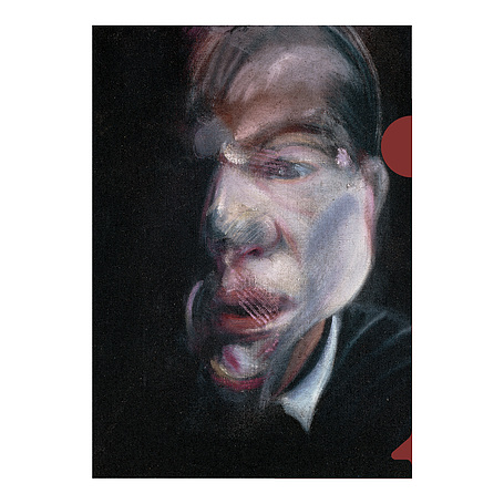 Bacon A4 Plastic folder - Three Studies for Self-Portrait