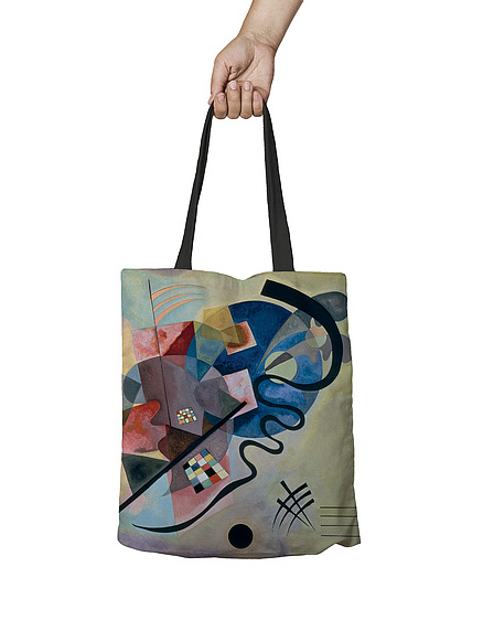 Tote Bag Kandinsky | Jaune Rouge Bleu
