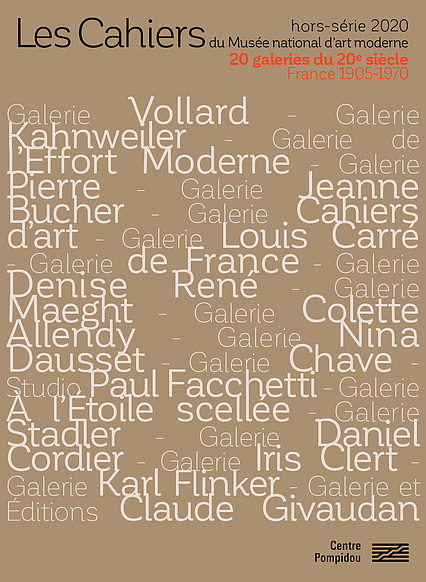 HORS SÉRIE 2020 Les Cahiers - 20 galeries du 20ème siècle