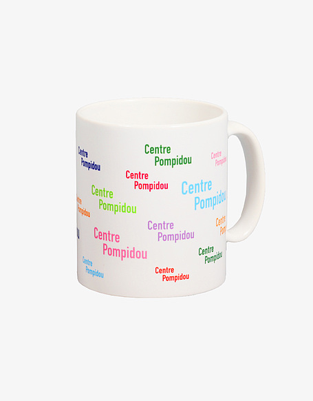 Mug - Colourful logos of the Centre Pompidou