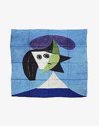 Picasso Silk square - Femme au chapeau