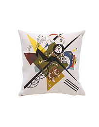 Pillow cover Kandinsky - Auf Weiss II