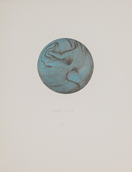 Pol Bury Lihograph - Sphère molle